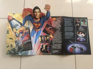 Superman 4 The Quest For Peace Video Film Shop Counter Standee 1987mint