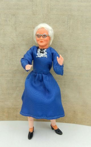 Vintage Caco Grandmother Doll Dollhouse Miniature 1:12
