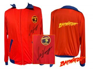 David Hasselhoff Signed Autograph Baywatch Jacket Beckett Bas Mitch Buchannon 2