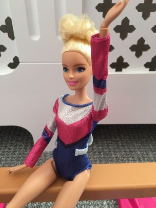 Barbie You Can Be Anything Gymnast Playset Doll & Accessories Complete 2