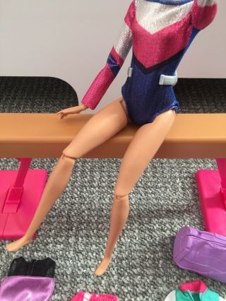 Barbie You Can Be Anything Gymnast Playset Doll & Accessories Complete 3
