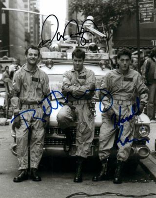 Bill Murray Dan Aykroyd Ramis Signed 8x10 Photo Picture Autographed With