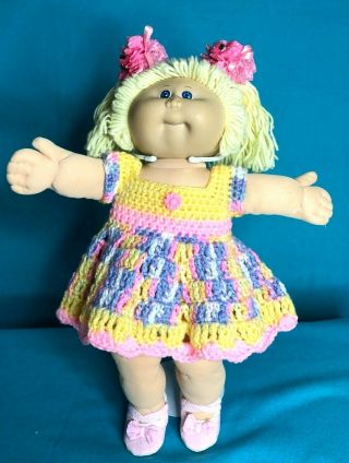 Cabbage Patch Kids 16 " Oaa Coleco 1982 Girl Doll Custom Clothes