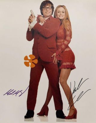 Mike Myers & Heather Graham Hand Signed 16 X 20 " Color Autographed Poster W/coa