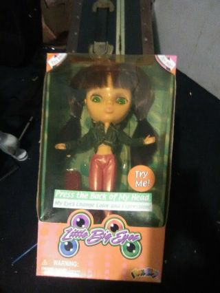 Little Big Eyes Doll In Package,  Blythe Clone,  Purple Hair