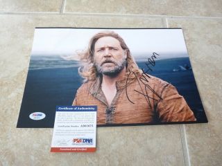 Russell Crowe Sexy Signed Autographed 8x12 Photo Psa Certified Read F4