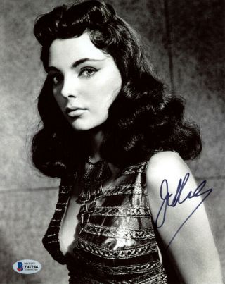 Joan Collins Signed Autographed 8x10 Photo Land Of The Pharaohs Rare Beckett Bas