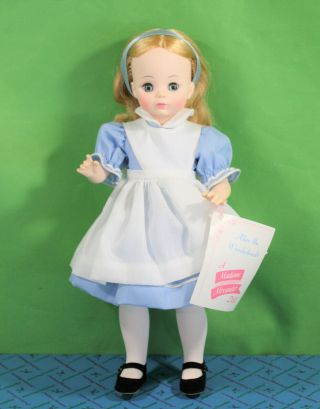 Vintage Madam Alexander Doll Alice In Wonderland 1552 14 " W/ Box