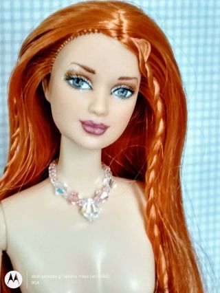 Barbie Secret Spells Kayla Doll Artist Repaint Nude Lea Face Ooak Doll