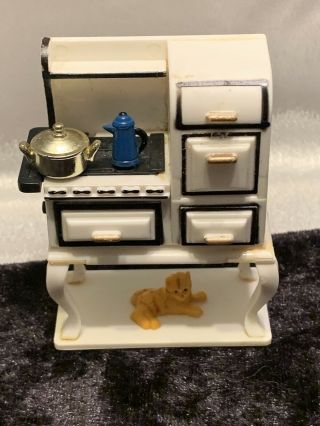Acme Refrigerator Magnet Vintage Dollhouse Miniature Antique Stove