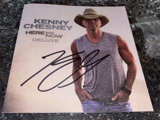 Kenny Chesney Signed Cd Here And Now Deluxe