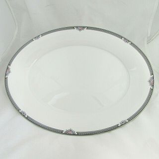 Noritake Fine China 15 1/2 " Oval Platter Discontinued Halifax 7729 Pattern