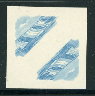 Nicaragua Waterlow Triangles 1947 Specialized: Scott C286 10c Vignette Proof $$