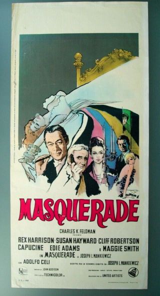 The Honey Pot 1967 Cinema Movie Poster Rex Harrison Maggie Smith