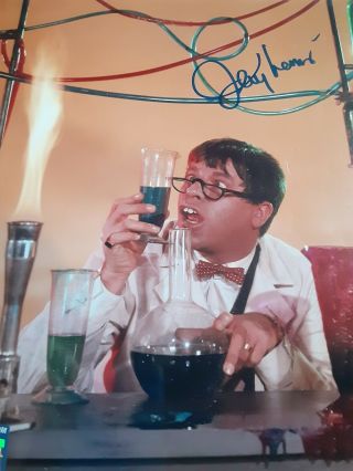 Jerry Lewis Signed 8x10 In Color Photo/the Nutty Professor Official Pix/ /coa