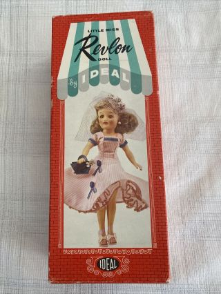 Vintage Ideal Little Miss Revlon Doll Box - No Doll - Empty Box Only