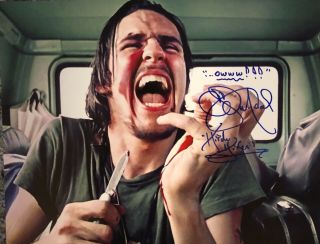 Edwin Neal Hitchhiker Texas Chainsaw Massacre Signed 11x14 Photo