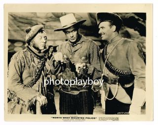 Gary Cooper Preston Foster North West Mounted Police Demille Epic Movie Photo 2