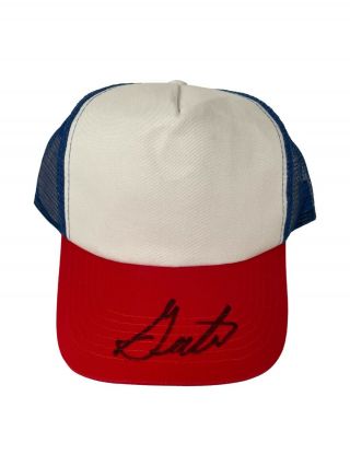 Gaten Matarazzo Autographed Signed - Stranger Things Dustin Prop Hat (jsa)