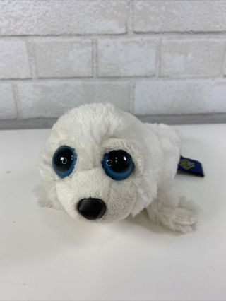 Vintage The Petting Zoo White Seal Pup Plush Stuffed Animal 1994 10 Inch