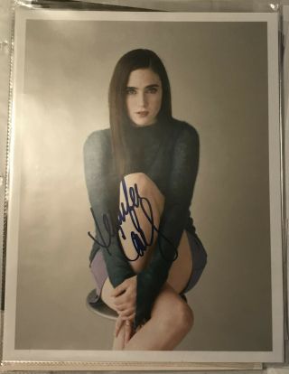 Jennifer Connelly Sexy Actress Hand Signed Autographed 8x10 Photo W/holo