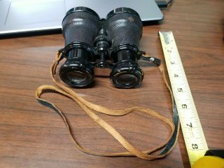 Vtg Antique Wwi ? Military Pilot Marine 4 X 50 Maritime Brass Field Binoculars
