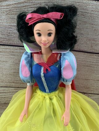 Vintage 1992 Walt Disney ' s Snow White Doll Mattel Complete 2