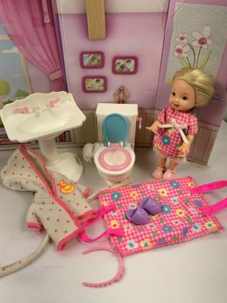 Barbie’s Sister Kelly” Potty Training Kelly,  ” With Her Accessories.