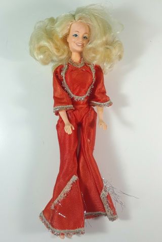 Vintage 1970s Dolly Parton Doll Celebrity In Western Outfit Eegee Hong Kong 1978