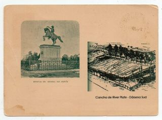 1901 Argentina River Plate Football Soccer Advertising Cover Stationery
