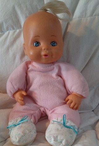 Vintage Tyco Magic Bottle Baby Newborn 1990 Rare 13 Inch Soft Body Good Shape
