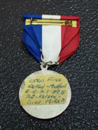 Vintage Swimming Medal AAU Enamel Age Group Medford OR Amateur Athletic Union 3