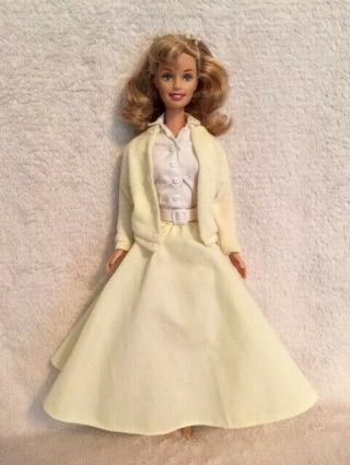 Barbie As Sandy From Grease,  3181 " Dance Off,  " Yellow Dress