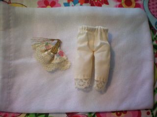 Vintage Miniature Doll Undergarments And Fan