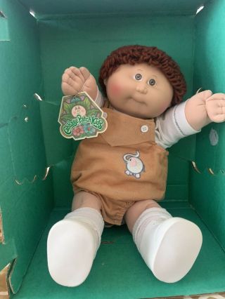 Vintage Cabbage Patch Kid (number 1 Head Mold) Auburn Hair Boy Con