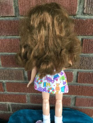 BFC Ink 18” Doll Addison.  Brunette Straight Arms,  Jointed legs,  Knees 3