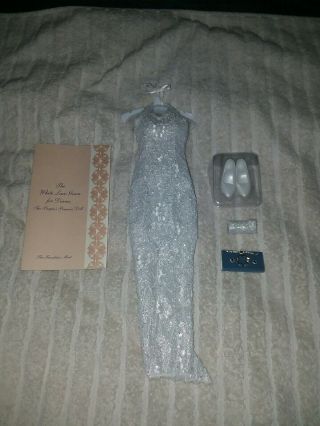 Franklin Princess Diana White Lace Gown Ensemble 16 "