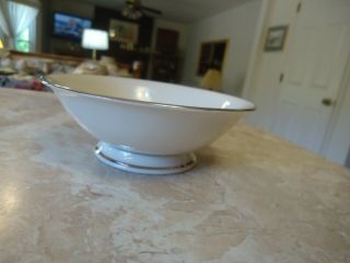 Set Of 11 Fine Arts Classic Dignity Platinum 5 1/2 " Footed Cereal Bowls