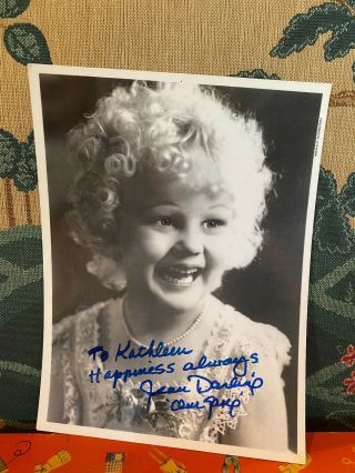 Advertising Doll/Jean Darling/Sewing Kit/Little Rascal Character. ,  Signed Photo 2
