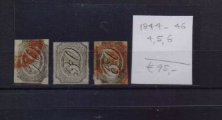 Brasil 1844 - 1846.  Stamp.  Yt 4,  5,  6.  €95.  00