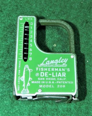 Vintage Langley Fishermans De - Liar Fish Scale Shape