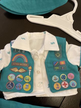 Junior Girl Scout Uniform That Fits American Girl Dolls Doll Clothes 2