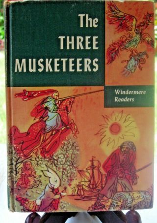 Vintage Antique 1951young Adult Book The 3 Musketeers By Alexandre Dumas 545 Pgs