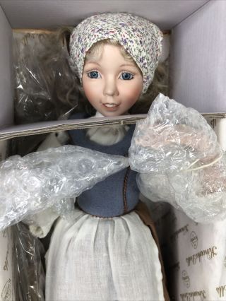 14” Knowles Dianna Effner Designed Porcelain Cinderella Fairytales Doll Nib