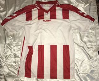 Rare Vintage Hummel Red And White Striped Size Large