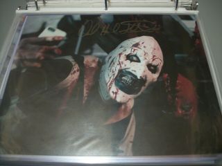 Autographed 8x10 Picture - - David Howard Thornton - - The Terrifier Horror Movie