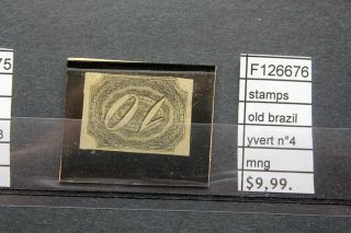 Stamps Old Brazil Yvert N°4 No Gum (f126676)