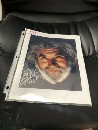 Signed Jerry Garcia Of Grateful Dead 8x10 Photo With & Notarized - -