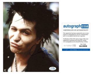 Gary Oldman " Sid And Nancy " Autograph Signed 