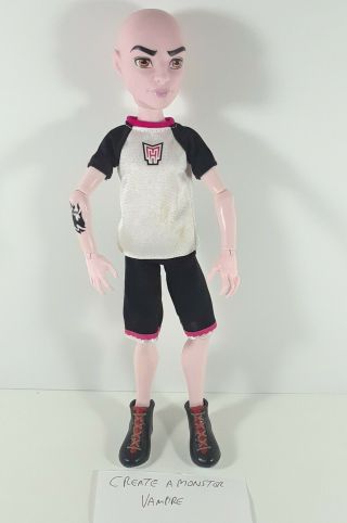Mattel 2011 Monster High Create A Monster Vampire Boy Doll